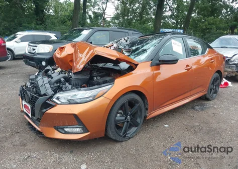 2022 Nissan Sentra Sr Xtronic Cvt z USA, uszkodzony, nr VIN 3N1AB8DV3NY255504